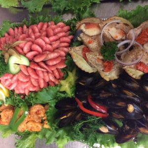 Fisk og skalldyrbord, glutenfritt